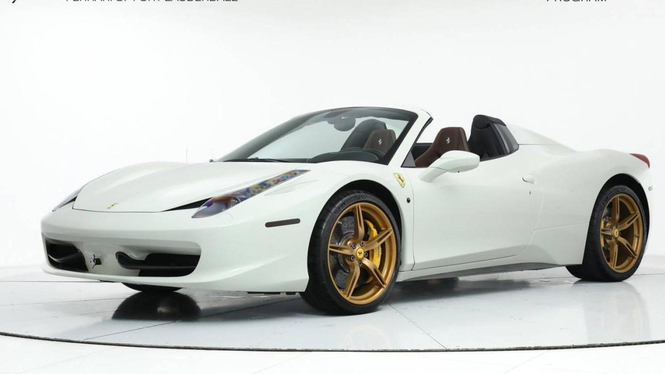 FERRARI 458 SPIDER 2013 ZFF68NHAXD0191768 image